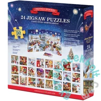 EuroGraphics Adventi kalendárium puzzle - Christmas Memories - 24 x 50 db (9924-5810)