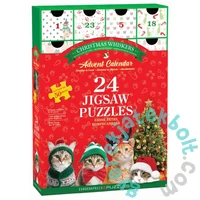 EuroGraphics Adventi kalendárium puzzle - Christmas Whiskers (8924-5922)