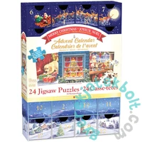 EuroGraphics Adventi kalendárium puzzle - Merry Christmas (8924-5735)