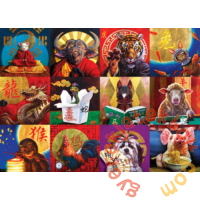 EuroGraphics 1000 db-os puzzle - Chinese Calendar (6000-5694)