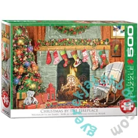 EuroGraphics 500 db-os puzzle - Christmas by the Fireplace (6500-5502)