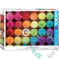 EuroGraphics 1000 db-os puzzle - Cupcake Rainbow (6000-5625)