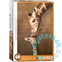 EuroGraphics 500 db-os puzzle - Giraffe Mother's Kiss (6500-0301)