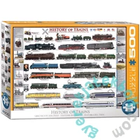EuroGraphics 500 db-os puzzle - History of Trains (6500-0251)