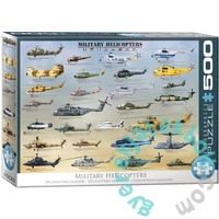EuroGraphics 500 db-os puzzle - Military Helicopters (6500-0088)