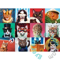EuroGraphics 1000 db-os puzzle - Funny Cats, Lucia Heffernan (6000-5522)