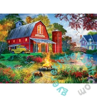 EuroGraphics 1000 db-os puzzle - Campfire by the Barn, Dominic Davison (6000-5527)
