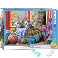 EuroGraphics 500 db-os puzzle - Knittin' Kittens (6500-5500)
