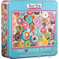 EuroGraphics 1000 db-os puzzle fém dobozban - Donut Party (8051-5602)