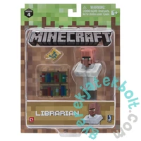 Minecraft gyűjthető figura - Falusi könyvtáros (min16496)