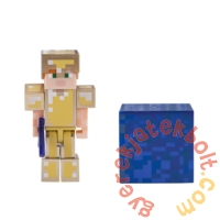 Minecraft gyűjthető figura - Alex arany páncélban (min19970)