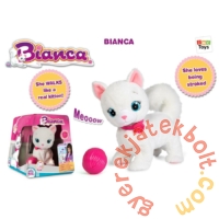 Bianca cica interaktív plüss figura (IMC095847)