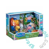 Peppa malac állatkerti játékszett - 3 figurával