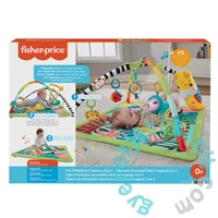 Mattel - Fisher-Price Esőerdős 3 az 1-ben zenélő játszószőnyeg zsiráfos pocakpárnával (HJW08)