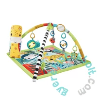 Mattel - Fisher-Price Esőerdős 3 az 1-ben zenélő játszószőnyeg zsiráfos pocakpárnával (HJW08)