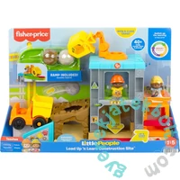 Fisher-Price Little People - Építkezés játékszett figurákkal (HCJ64)