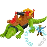 Imaginext Sétáló krokodil és Hook kapitány