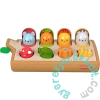Fisher-Price Változatos anyagok állatbújócska játékszett (GJW24)