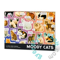 Galison 1000 db-os puzzle - Moody Cats (87010)