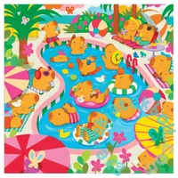 Galison 500 db-os puzzle - Capybara Pool Day (87652)