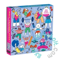 Galison 500 db-os puzzle - Mudpuppy - Well-Trained Dogs (72498)