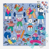 Galison 500 db-os puzzle - Mudpuppy - Well-Trained Dogs (72498)