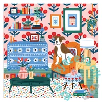 Galison 500 db-os puzzle - Pattern and Petal (88208)