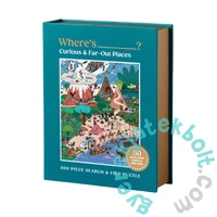 Galison 500 db-os Search and Find puzzle - Where's .....? Curious and Far Out Places (82275)