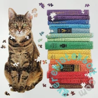 Galison 625 db-os 2-in-1 shaped puzzle - Queen of the Stacks (60136)