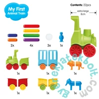 SmartMax My First Animal Train - mágneses építőjáték (SMX410)