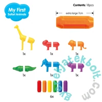 SmartMax My First Safari Animals - mágneses építőjáték (SMX220)