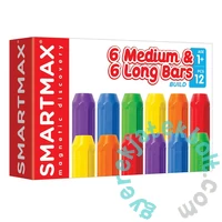 SmartMax Xtension Set - 6 rövid és 6 hosszú rúd - mágneses építőjáték (SMX105)