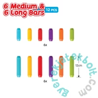 SmartMax Xtension Set - 6 rövid és 6 hosszú rúd - mágneses építőjáték (SMX105)