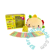 Cica, pizza, plüss, gida, sajt társasjáték (BLU34872)