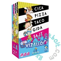 Vízálló cica, pizza, taco, gida, sajt társasjáték (BLU34870)