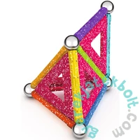 Geomag Glitter Green Line Panels - 22 db-os mágneses építőjáték készlet