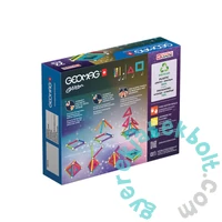 Geomag Glitter Panels Recycled 22 db-os mágneses építőjáték készlet (GMG00534)