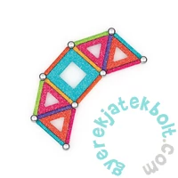 Geomag Glitter Green Line Panels - 35 db-os mágneses építőjáték készlet