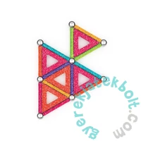 Geomag Glitter Green Line Panels - 35 db-os mágneses építőjáték készlet