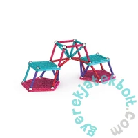 Geomag Glitter Green Line Panels - 60 db-os mágneses építőjáték készlet