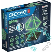 Geomag Glow Green Line Panels - 42 db-os mágneses építőjáték készlet