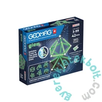 Geomag Glow Recycled 42 db-os mágneses építőjáték készlet (GMG00329)