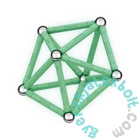 Geomag Glow Green Line Panels - 60 db-os mágneses építőjáték készlet