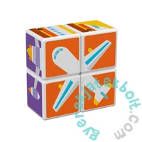 Geomag Magicube Printed Közlekedés 7 db-os mágneses építőjáték készlet (GMG00122)