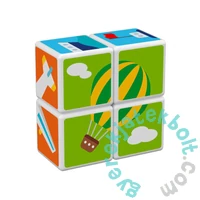 Geomag Magicube Printed Közlekedés 7 db-os mágneses építőjáték készlet (GMG00122)