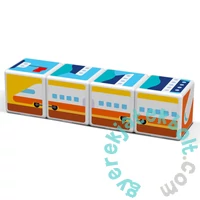 Geomag Magicube Printed Közlekedés 7 db-os mágneses építőjáték készlet (GMG00122)