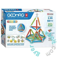 Geomag SuperColor Green Line Panels - 60 db-os mágneses építőjáték készlet