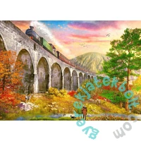 Gibsons 1000 db-os puzzle - Crossing Glenfinnan Viaduct (G6365)