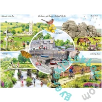 Gibsons 1000 db-os puzzle - Dartmoor & Exmoor (G6462)