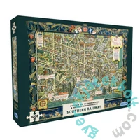Gibsons 1000 db-os puzzle - London Town by Southern Railway (G7185)